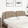 Cappuccino synthetic leather padded bed headboard 180 cm by vidaXL, Headboards and footboards - Ref: Foro24-374877, Price: 42...