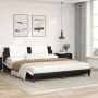 Bett mit schwarz-weißer Kunstledermatratze 180x200 cm von vidaXL, Betten und Lattenroste - Ref: Foro24-3208885, Preis: 433,94...