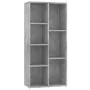 Gray engineered wood shelf 50x25x106 cm by vidaXL, Bookcases and shelves - Ref: Foro24-801111, Price: 55,25 €, Discount: %