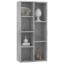 Gray engineered wood shelf 50x25x106 cm by vidaXL, Bookcases and shelves - Ref: Foro24-801111, Price: 55,25 €, Discount: %