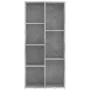 Gray engineered wood shelf 50x25x106 cm by vidaXL, Bookcases and shelves - Ref: Foro24-801111, Price: 55,25 €, Discount: %