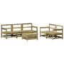 Garden sofa set 6 pieces impregnated pine wood by vidaXL, Garden sets - Ref: Foro24-3250823, Price: 366,58 €, Discount: %