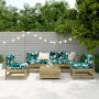 Garden sofa set 6 pieces impregnated pine wood by vidaXL, Garden sets - Ref: Foro24-3250731, Price: 361,09 €, Discount: %