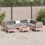 8-piece garden sofa set with Douglas fir wood cushions by vidaXL, Garden sets - Ref: Foro24-3299561, Price: 638,32 €, Discoun...