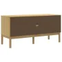 FLORO TV-Schrank aus massivem, wachsbraunem Kiefernholz, 114 x 43 x 55 cm von vidaXL, TV-Möbel - Ref: Foro24-374014, Preis: 1...