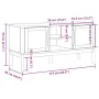 FLORO TV-Schrank aus massivem, wachsbraunem Kiefernholz, 114 x 43 x 55 cm von vidaXL, TV-Möbel - Ref: Foro24-374014, Preis: 1...