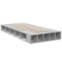 Concrete gray engineered wood bed frame 90x200cm by vidaXL, Beds and slatted bases - Ref: Foro24-3280520, Price: 139,78 €, Di...