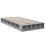 Sonoma-grauer Holzwerkstoff-Bettrahmen 100 x 200 cm von vidaXL, Betten und Lattenroste - Ref: Foro24-3280515, Preis: 132,33 €...