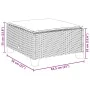 4-teilige Gartensofagarnitur und graue synthetische Rattankissen von vidaXL, Gartensets - Ref: Foro24-3261780, Preis: 312,20 ...