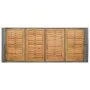 9 Stück synthetisches Rattan Gartenbar-Möbel Akaziengrau Holz von vidaXL, Gartensets - Ref: Foro24-49567, Preis: 631,02 €, Ra...