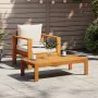 Garden armchair with solid acacia wood cushions by vidaXL, Modular outdoor sofas - Ref: Foro24-367621, Price: 121,15 €, Disco...