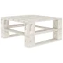 5-piece white wooden garden pallet furniture set by vidaXL, Garden sets - Ref: Foro24-3052180, Price: 423,48 €, Discount: %