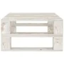 5-piece white wooden garden pallet furniture set by vidaXL, Garden sets - Ref: Foro24-3052169, Price: 325,41 €, Discount: %