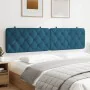 Padded velvet blue headboard 200 cm by vidaXL, Headboards and footboards - Ref: Foro24-374751, Price: 90,46 €, Discount: %