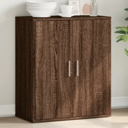 Oak brown engineered wood sideboard 79x38x80 cm by vidaXL, Sideboards - Ref: Foro24-840519, Price: 85,89 €, Discount: %