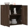 Oak brown engineered wood sideboard 79x38x80 cm by vidaXL, Sideboards - Ref: Foro24-840519, Price: 85,89 €, Discount: %