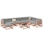 Gartensofa-Set 9-teilig aus massivem Douglasienholz von vidaXL, Gartensets - Ref: Foro24-3299583, Preis: 481,12 €, Rabatt: %