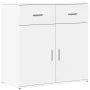 Sideboards 2 units white engineered wood 79x38x80 cm by vidaXL, Sideboards - Ref: Foro24-3276616, Price: 214,07 €, Discount: %