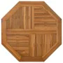 Octagonal solid teak wood table top 80x80x2.5 cm by vidaXL, Table tops - Ref: Foro24-366666, Price: 101,82 €, Discount: %