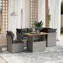 Set Gartensofas mit Kissen 5 Stück synthetisches Rattangrau von vidaXL, Gartensets - Ref: Foro24-3270836, Preis: 424,53 €, Ra...