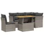 Set Gartensofas mit Kissen 5 Stück synthetisches Rattangrau von vidaXL, Gartensets - Ref: Foro24-3270836, Preis: 424,53 €, Ra...