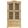 Corona cabinet with display case solid pine wood 99x43x187 cm by vidaXL, Sideboards - Ref: Foro24-4005682, Price: 335,00 €, D...