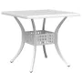 Juego de comedor de jardín 5 piezas aluminio fundido blanco de vidaXL, Conjuntos de jardín - Ref: Foro24-3216351, Precio: 707...