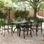 Garden dining set 7 pieces black cast aluminum by vidaXL, Garden sets - Ref: Foro24-3216313, Price: 1,00 €, Discount: %