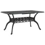 Garden dining set 7 pieces black cast aluminum by vidaXL, Garden sets - Ref: Foro24-3216313, Price: 1,00 €, Discount: %