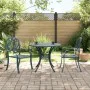 Green cast aluminum 3-piece bistro table and chairs by vidaXL, Garden sets - Ref: Foro24-3216325, Price: 487,30 €, Discount: %