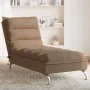 Massage-Diwansofa mit braunen Stoffkissen von vidaXL, Tagesbetten - Ref: Foro24-379478, Preis: 168,93 €, Rabatt: %