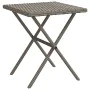 Sun loungers with small table, 2 units, synthetic gray rattan by vidaXL, Loungers - Ref: Foro24-368265, Price: 292,30 €, Disc...