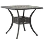 Bronze cast aluminum garden table 80x80x75 cm by vidaXL, Garden tables - Ref: Foro24-4002811, Price: 171,65 €, Discount: %