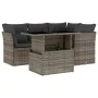 Gartensofa-Set mit Kissen, 5-teilig, graues synthetisches Rattan von vidaXL, Gartensets - Ref: Foro24-3266560, Preis: 388,52 ...