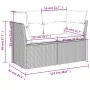 Garden sofa set with cushions 5 pieces gray synthetic rattan by vidaXL, Garden sets - Ref: Foro24-3266560, Price: 388,52 €, D...