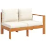 Gartensofa-Set mit Kissen 6-teilig aus massivem Akazienholz von vidaXL, Gartensets - Ref: Foro24-3214852, Preis: 842,91 €, Ra...