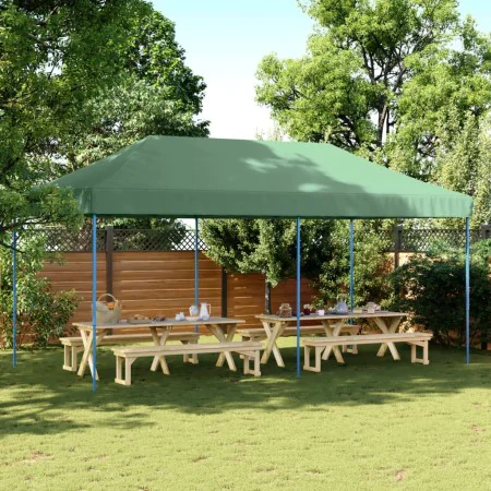 Folding green Pop-Up party store 580x292x315 cm by vidaXL, Tents and gazebos - Ref: Foro24-4004936, Price: 177,43 €, Discount: %