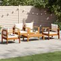 Set Gartensofas mit Kissen 5 Stück massives Akazienholz von vidaXL, Gartensets - Ref: Foro24-3214842, Preis: 505,34 €, Rabatt: %