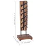 Wine rack for 6 bottles solid oak wood 35x35x100 cm by vidaXL, Wine racks - Ref: Foro24-288809, Price: 124,52 €, Discount: %