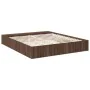 Oak brown engineered wood bed frame 180x200 cm by vidaXL, Beds and slatted bases - Ref: Foro24-3280551, Price: 189,53 €, Disc...