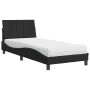 Bed with black velvet mattress 90x200 cm by vidaXL, Beds and slatted bases - Ref: Foro24-3208576, Price: 270,05 €, Discount: %