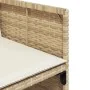 9-teiliges Garten-Esszimmer-Set mit Kissen synthetisches Rattan beige von vidaXL, Gartensets - Ref: Foro24-3277971, Preis: 55...