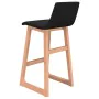 Kitchen stools 2 units black fabric by vidaXL, Kitchen stools - Ref: Foro24-289403, Price: 141,87 €, Discount: %