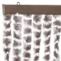 Beige and white chenille mosquito net curtain 118x220 cm by vidaXL, Mosquito nets for windows - Ref: Foro24-4004892, Price: 7...