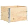 Palettenbox-Aufsatz 3 Stk. aus massivem Kiefernholz 100x100 cm von vidaXL, Ladeplattformen und Paletten - Ref: Foro24-310057,...