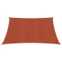 Square HDPE terracotta shade sail 160 g/m² 2.5x2.5 m by vidaXL, Umbrellas - Ref: Foro24-311328, Price: 23,04 €, Discount: %