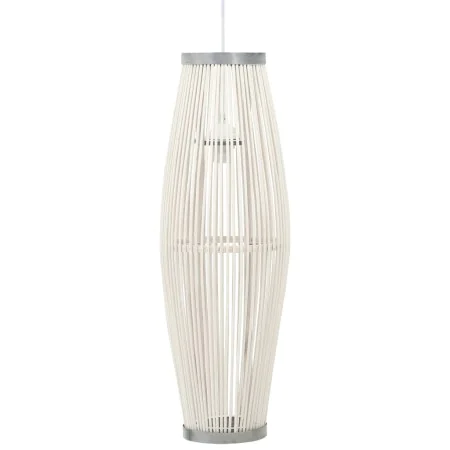 Ovale Hängeleuchte aus weißer Weide, 40 W, E27, 25 x 62 cm von vidaXL, Lampen - Ref: Foro24-289587, Preis: 26,40 €, Rabatt: %