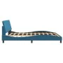 Blue velvet bed frame with LED lights 180x200 cm by vidaXL, Beds and slatted bases - Ref: Foro24-3213797, Price: 239,88 €, Di...