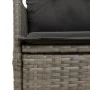 Garden chairs and table with cushions 3 pieces gray PE rattan by vidaXL, Garden sets - Ref: Foro24-3276723, Price: 303,37 €, ...