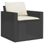 6-piece garden sofa set and black synthetic rattan cushions by vidaXL, Garden sets - Ref: Foro24-3213556, Price: 512,77 €, Di...